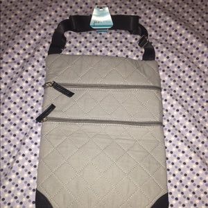 Grey crossbody purse